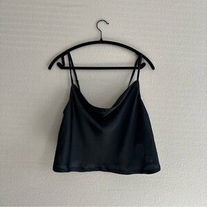 Nasty Gal Cowl Neck Cropped Blouse